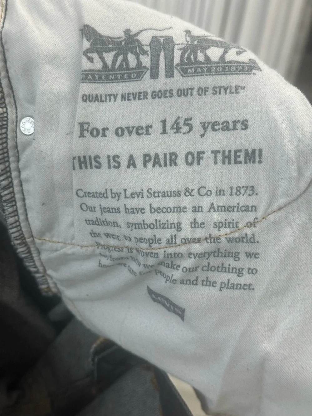 Levi's Mens Black 505 Straight Leg Jeans. Sz 34/30 - Picture 6 of 7